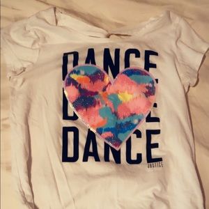 Short sleeve justice shirt